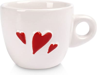 Espresso Mok Keramiek HART 80 ml - Beker - Koffie - Kop - Koffiebeker - Koffiemok