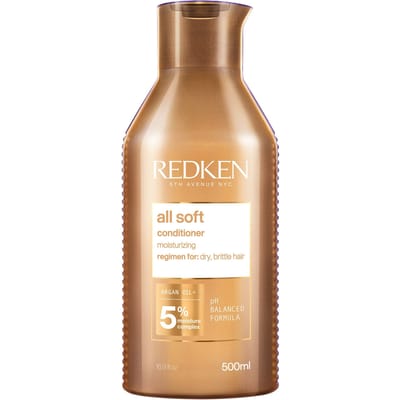 Redken - All Soft Conditioner - Hydraterende & Voedende Conditioner voor Droog Haar - Maakt Zacht & Soepel - 500ML