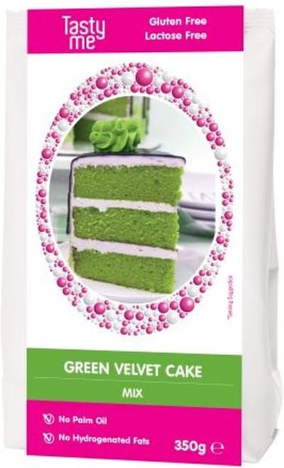 Green velvet cake mix glutenvrij 350g - glutenvrij bakken - Tasty Me