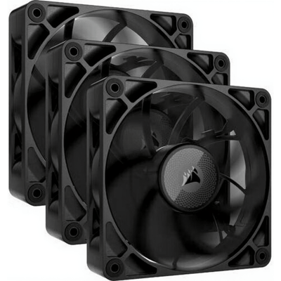 Corsair iCUE LINK RX120 MAX (3-pack starter kit) - Case ventilator - 120mm - Black - 36 dBA