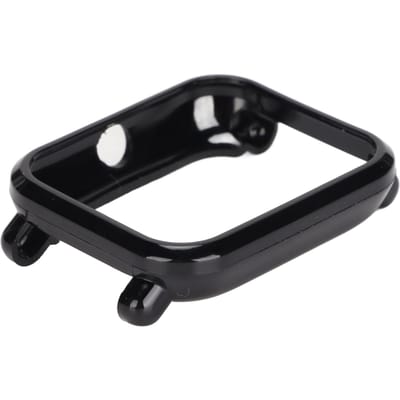 Zachte TPU Case Beschermhoes voor Huami Amazfit POP Smartwatch Schokbestendige Case Bumper zwart