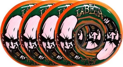 Labeda Wielen Voor Inlineskates - Aggressive Skating - 55mm 95A - Oranje - Set van 4 Wielen
