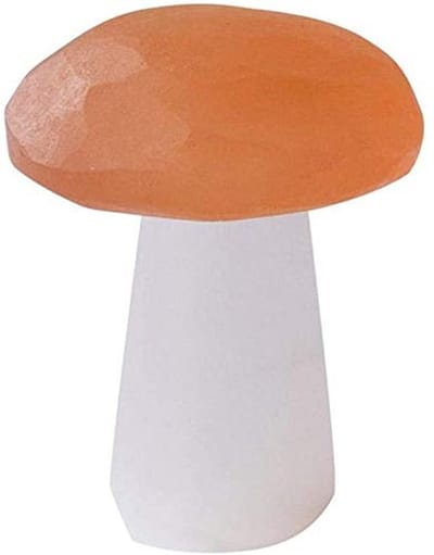 Allecto - Natuurlijke Gips Paddestoel - Decoratie - S - Unieke Wooninrichting - Geel - Stijlvolle Tafelblad Decoratie - Geschikt voor Thuis en Kantoor