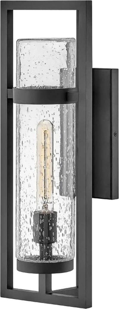 Hinkley LED Wand Buitenlamp Cordillera | 1X E27 Max 60W | IP44 | Dimbaar | Black
