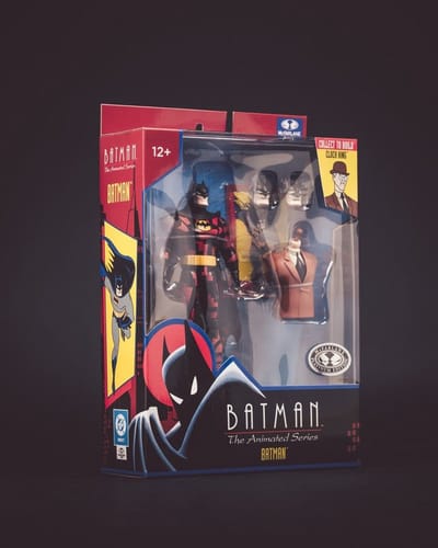 Batman: The Animated Series DC Direct Build-A Action Figures Batman (Alternate Expressions) 15 cm