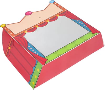 Schaduwtheater Poppenkast - Creatief Speelgoed - Interactief Leren - Traditionele Kunstvorm - 46 x 40 x 16 cm - Multi