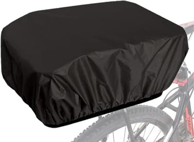 Waterdichte Bagagedrager Tas Regenhoes Fiets - 35L Zwart