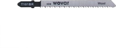 Wovar Decoupeerzaagbladen 101BR Hout Omgekeerde vertanding | Set 5 Stuks | Decoupeerzaagjes
