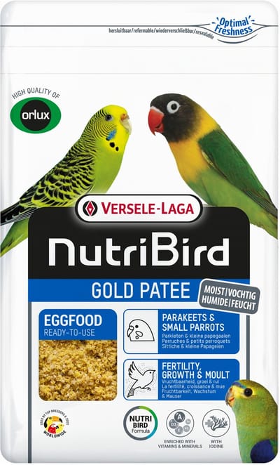 Versele-Laga Nutribird Gold Patee Parkieten En Kleine Papegaaien - Vogelvoer - 1 kg