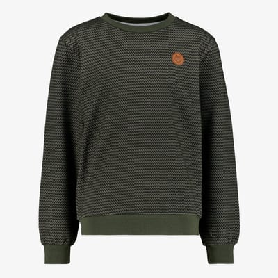 Unsigned jongens sweater groen - Maat 92
