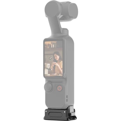 Base de Charge Verticale Support de Bureau Fixation Dégagement Rapide Alliage d'Aluminium Trou de Vis 1/4 Pouce Magnétique Type 2 noir