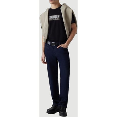 GUESS  Eco Ss Cn  Box Tee Jet Black A996 Größe: S | Bedruckte T-Shirts Outlet | Herren | Schwarz