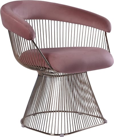 OHNO - Cairo Armleunstoel Small - Roze - Zachte Zitting