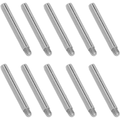 10pcs Vis de Maillon de Bracelet de Montre Pièces de Rechange Accessoires Outil de Réparation de Montre pour Horloger white
