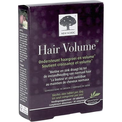 New Nordic Hair Volume Voedingssupplement Haargroei En Volume 30 Tabletten