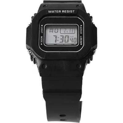 Sport Horloge voor Mannen Vrouwen LED Achtergrondverlichting 12/24H Waterdicht Slim Sport Horloge voor Hardlopen Wandelen black