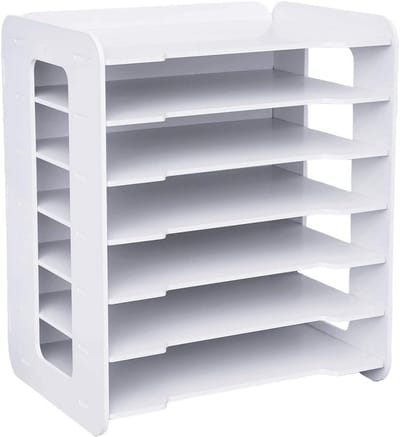 7-laagse papierorganizer documentenhouder voor A4 brieven en mappen