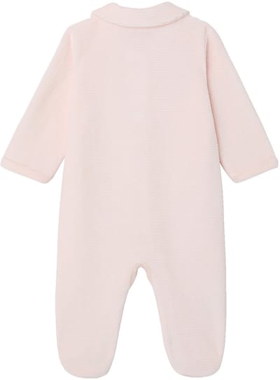Vertbaudet Set van 2 geribd fluwelen babyslaappakjes met opening voor