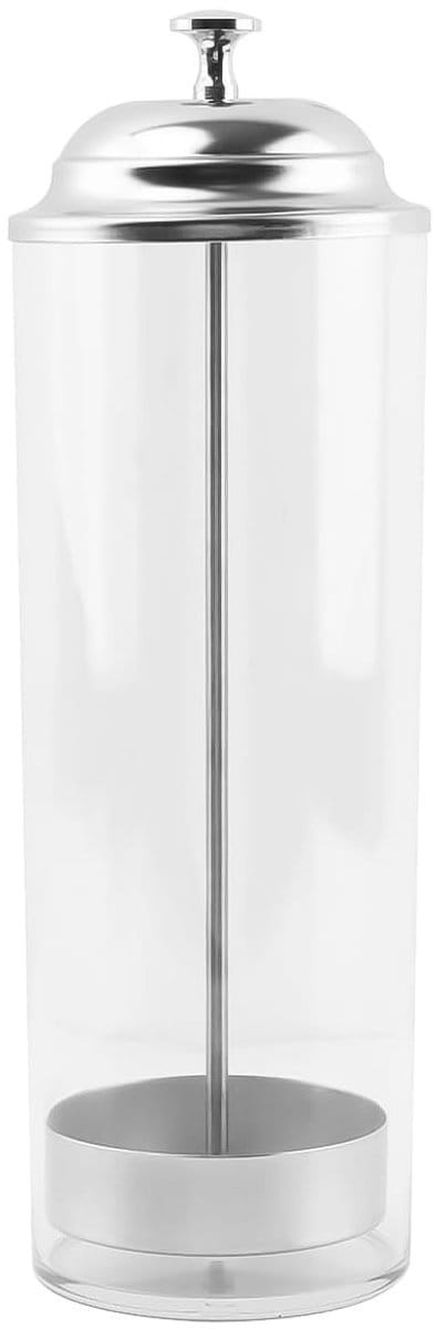 Allecto - Plastic rietjesdispenser - Organizer voor rietjes - Pop-updeksel - Drinkrietjeshouder - Perfect voor feesten en evenementen