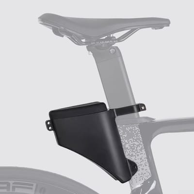 VHV-Zadeltas Fiets - Waterafstotende Hardcase Fietstas Onder Zadel - Vormvaste Zadeltas voor Racefiets en MTB - Scheurbestendige Wielrenfietstas - Zwart