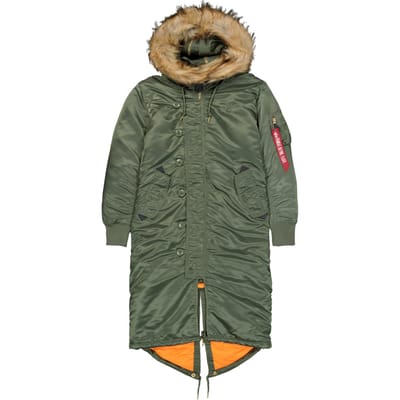 Damesparka Alpha Industries Long Fishtail