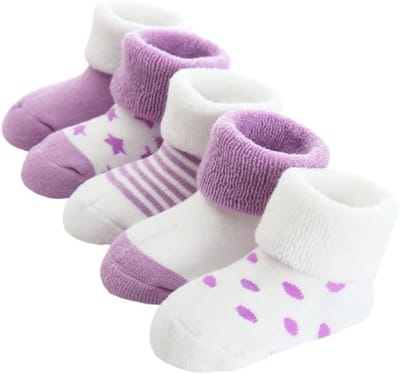 Warme baby winter sokken set van 5 paar thermisch katoen