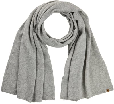camel active Gebreide sjaal van een wolmix - Maat womenswear-OS - Grijs