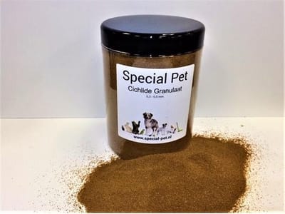 Special Pet - Cichlide Granulaat - 0,3 - 0,5 mm. - 1 ltr.