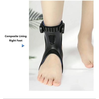 Bovenste Drop Foot Regio Brace Orthese Afo Afos Enkelsteun Kenmerken Met Ergonomisch Ontwerp Opblaasbare Luchtkussen Voor Hemiplegie Beroerte Schoenen XLARGE beige