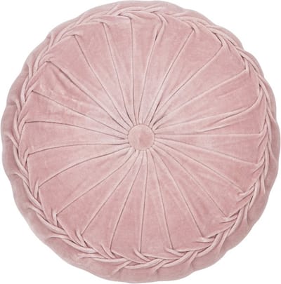 Kanan Velvet Soft Roze Mattress | 40 X 10 | Sierkussen Voor Woonkamer Of Slaapkamer