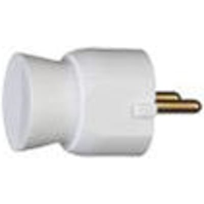 Legrand haakse witte stekker 2P IP20 kunststof - 050316 [25 stuks]