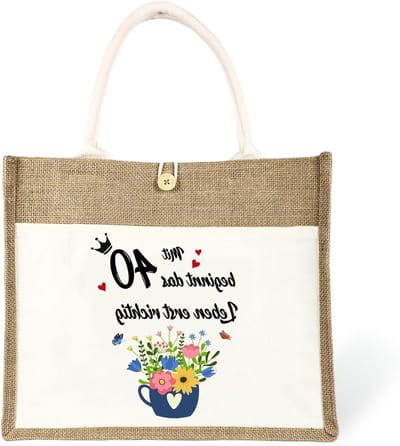 Jute tas voor schilderen, gepersonaliseerde stoffen tas, opvouwbare boodschappentas voor reizen en kamperen, eco-vriendelijk en duurzaam