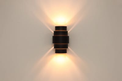 Wandlamp - zwart goud - 2 x G9 - 22cm hoog