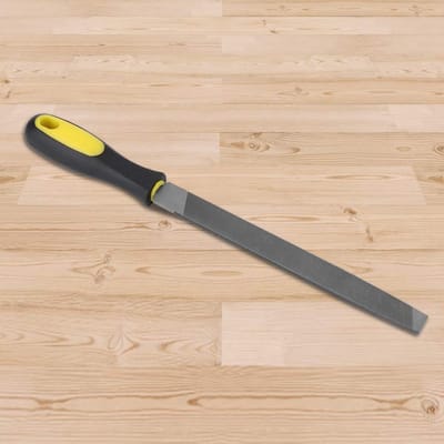 Vijl 8 Inch met Antislipgreep voor Slijpen Grasmaaiermes en Tuinschaar