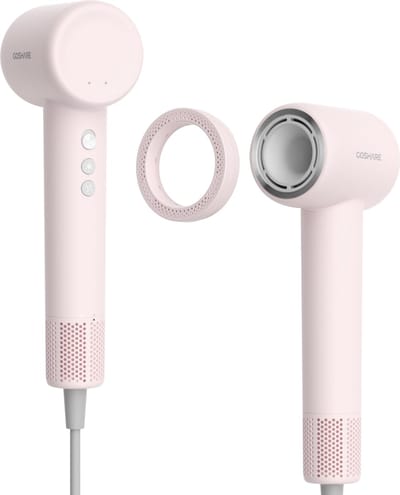 COSHARE SuperFlowSE - HD20E - Pink-onische Haardroger-Lichtgewicht-Reisföhn-1300W-Met geurring-Slechts 360g