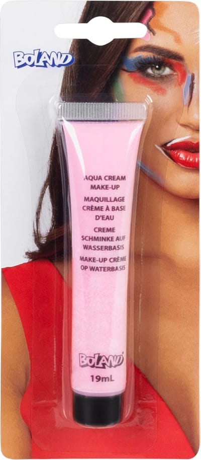 Boland - Tube schmink roze - Roze - Vloeibare schmink - Carnaval, Themafeest, Halloween -