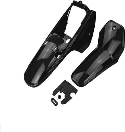 Kit carénage TNT pour Moto Yamaha 80 PW 1983 à 2006 2 pièces noir Neuf
