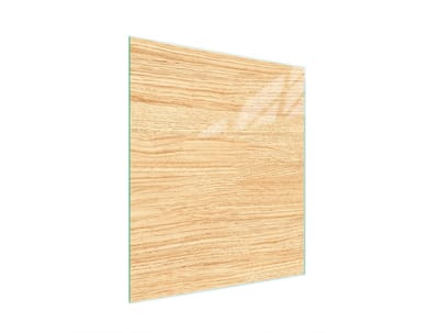 TMK ArtDeko Serie - Snijplank - 45x52 cm - Glas - Houtlook