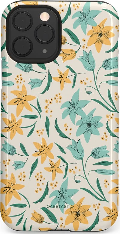 Casetastic Hoesje Geschikt voor Apple iPhone 11 Pro - Stijlvolle Beschermende Duo-layer Case - Sereen in bloei
