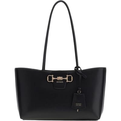 Guess Janie vriendin Carryall vrouw zwart in synthetisch materiaal met logo 4G en Charm
