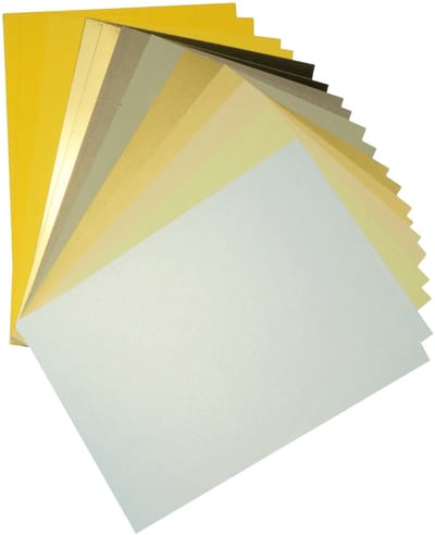 Netuno - set gele sierpapieren - 10x2 - A5 - 14,8 x 21 cm - 20 vellen