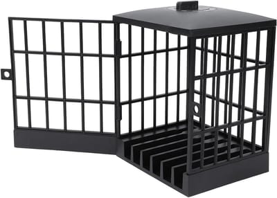 Telefoon Kluis - Gevangenis Box - Schermtijd Beheersen - Met Timer - 6 Telefoons - Zwart