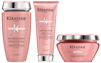 Kerastase Chroma Absolu Bain Chroma Respect 250ml + Cica Chroma 200ml + Masque Chroma Filler 200ml