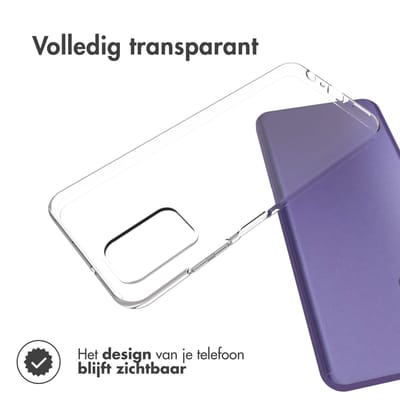 Accezz Clear Backcover voor de Nokia G42 - Transparant