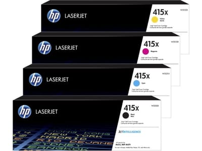 HP 415X (W2030/31/32/33X) Toner 4-kleuren Multipack Hoge capaciteit