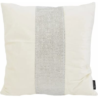 Gek op kussens! Bliss diamond crème | 45 x 45 cm | kussenhoes | velvet/polyester