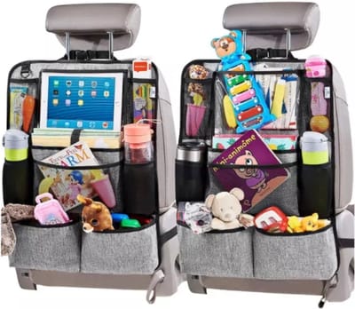 Luxyana® AO24PG Premium Autostoel Organizer met Tablet Houder