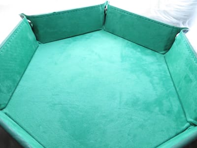 Dobbelsteen Bak - Dobbelspel Accessoire - Rollenspellen Spelen - Zachte Binnenkant - Niet Gespecificeerd - Groen