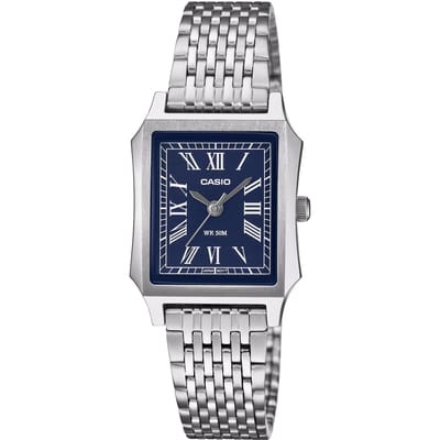 Casio Casio Collection LTP-B190D-2BVER Horloge - Staal - Zilverkleurig - Ø 24 mm