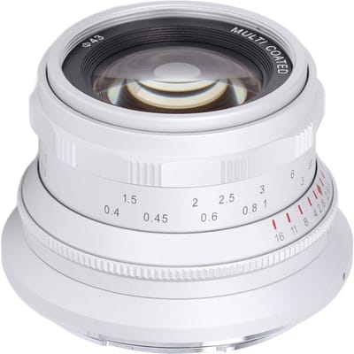 35mm F1.4 Full Frame Portretlens Groot Diafragma Handmatige Focus Camera Lens voor Nikon Z Mount voor wit